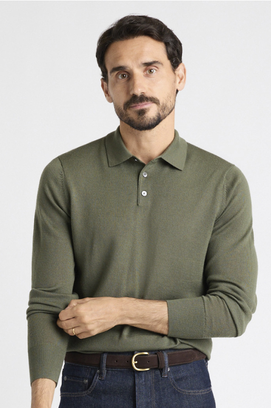 Merino Sweater Polo