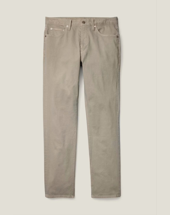 Italian Brushed 5-Pocket Pants
