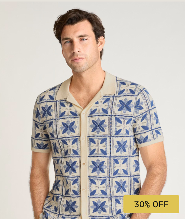 Hudson Cabana Sweater Polo Hudson Cabana Sweater Polo