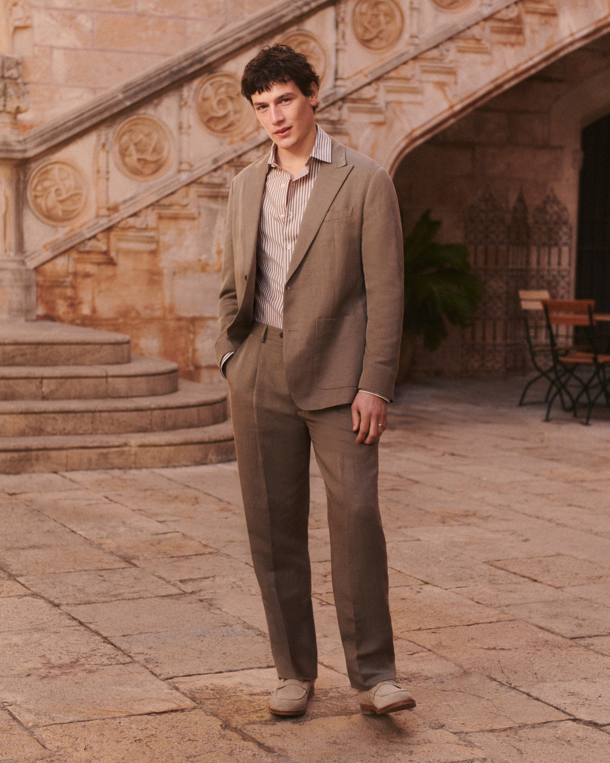 Cooper Italian Linen Tencel Suit