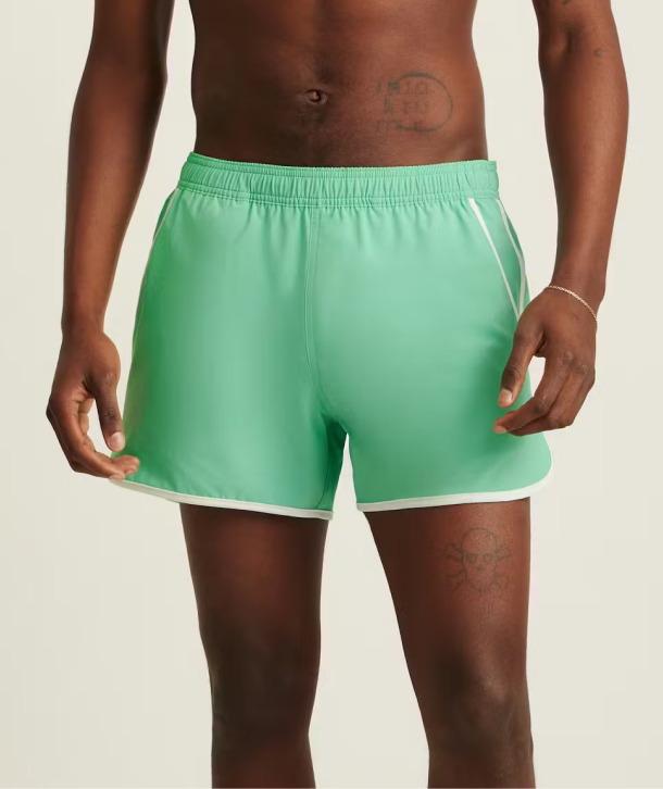 Throwback Swim Trunks