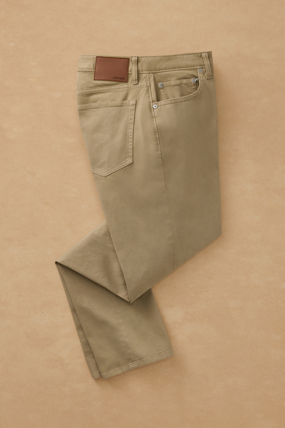 Italian Brushed 5-Pocket Pants