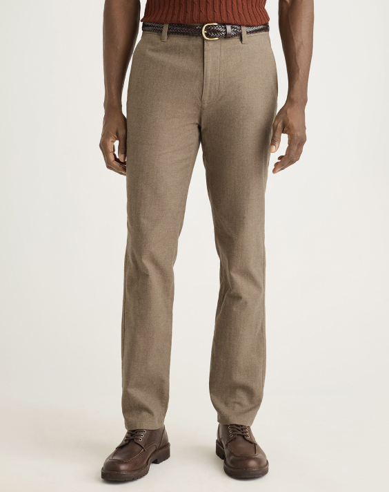 Brushed Herringbone Chino
