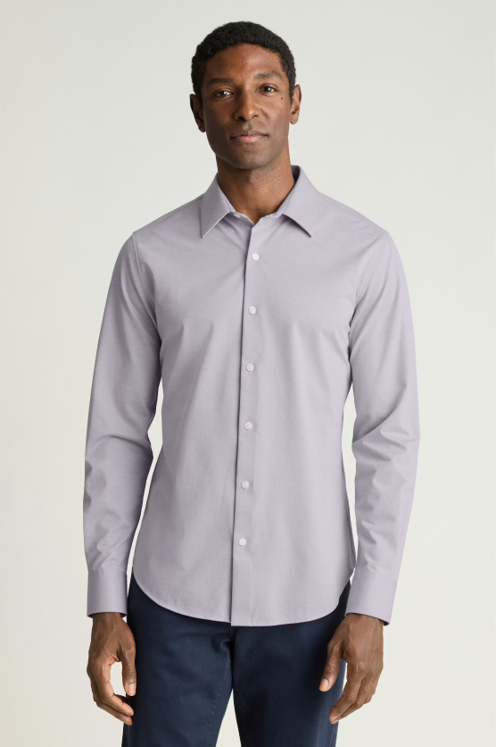 Tech Pique Button Down Shirt