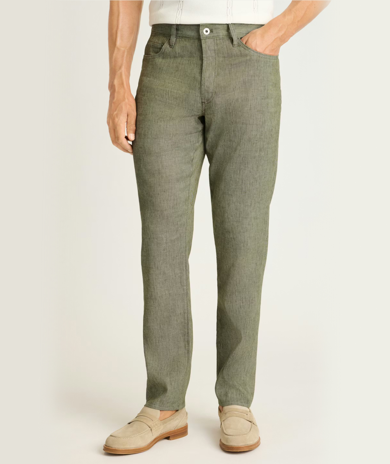 Coastal Linen 5-Pocket Pants