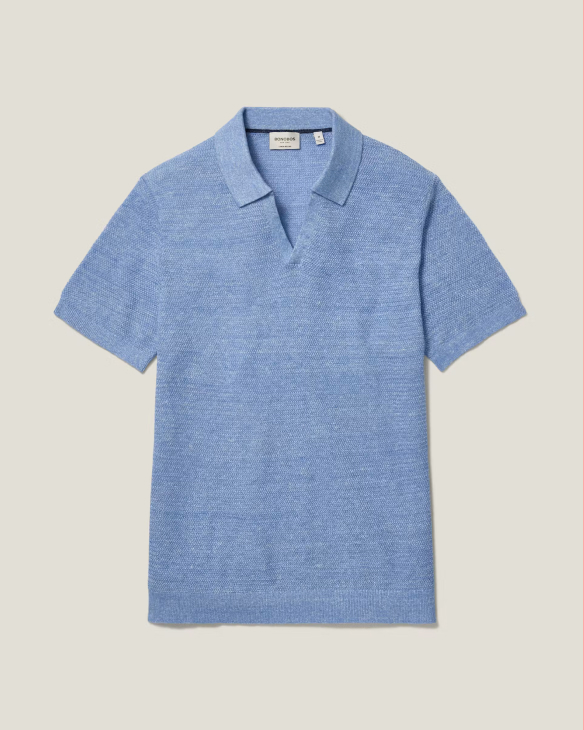 Hudson Cotton Linen Sweater Polos