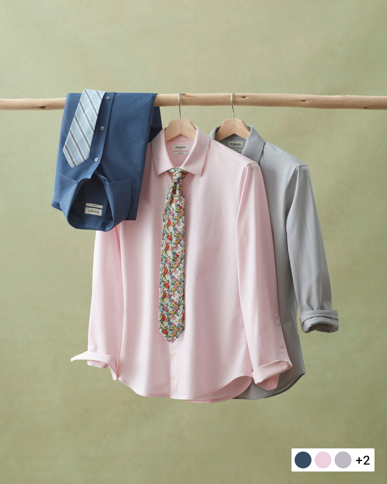 Tech Pique Button Down Shirts