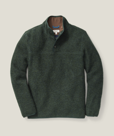 Italian Wool Fleece Pullover