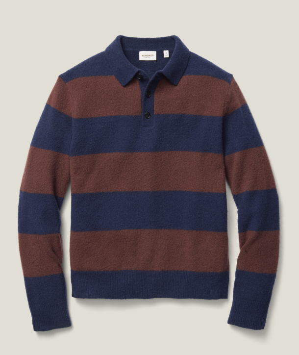 Wool Boucle Sweater Polo