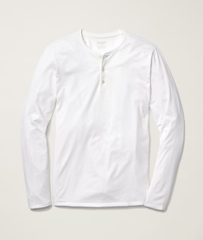 Pima Performance Long Sleeve Henley