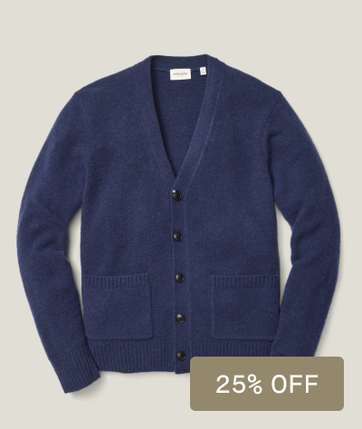 Boucle V-Neck Cardigan