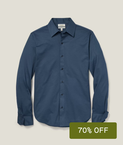 Tech Pique Button Down Shirt