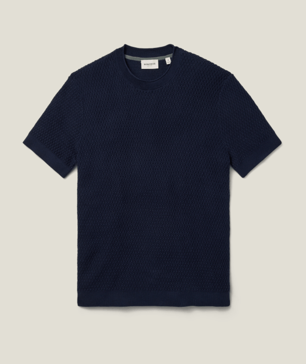 Refined Cotton Sweater Tee