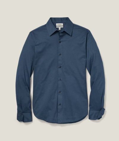 Tech Pique Button Down Shirt