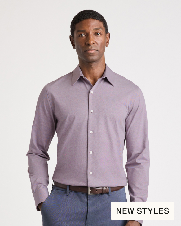 Tech Pique Button Down Shirt