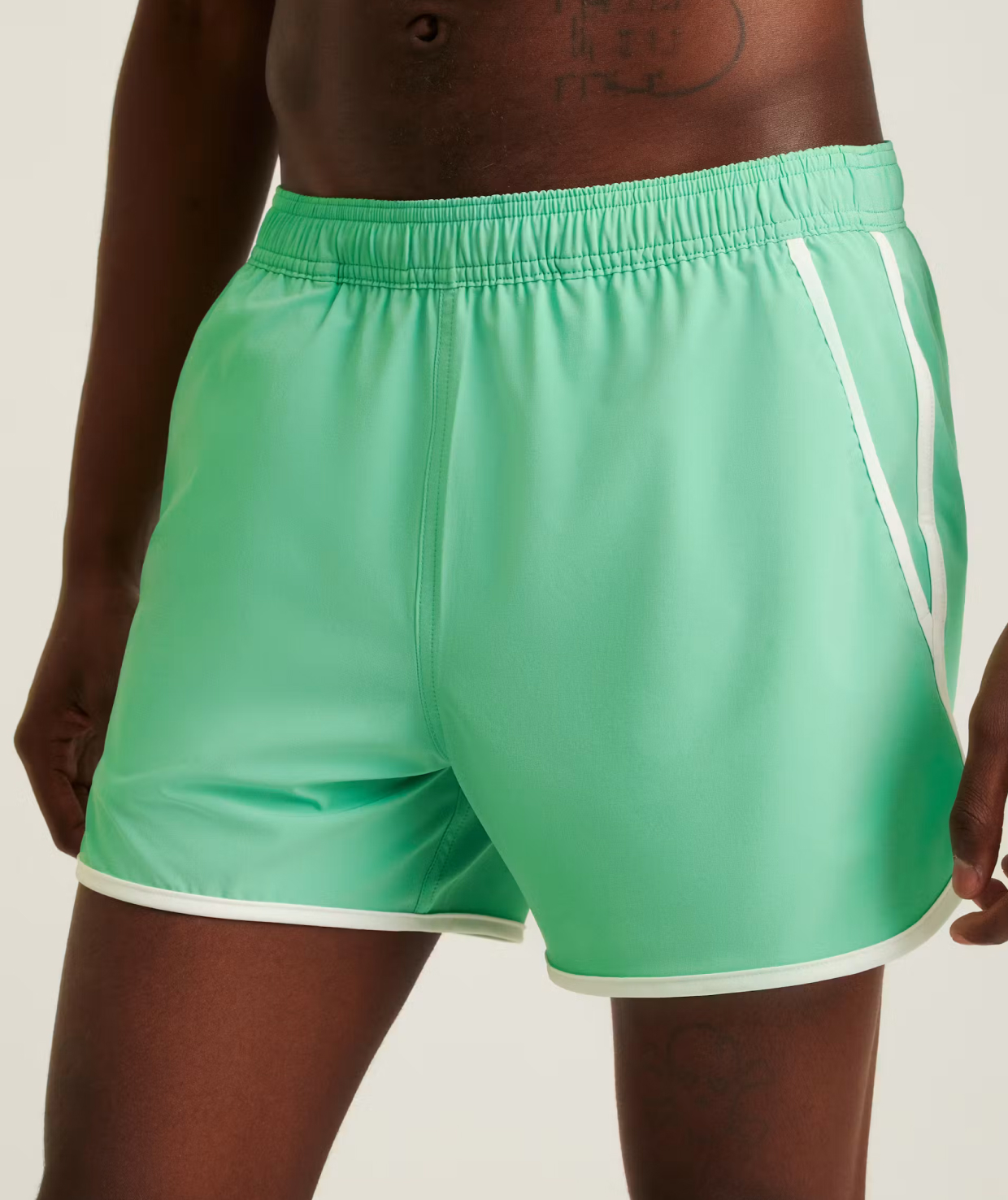 Throwback Swim Trunks