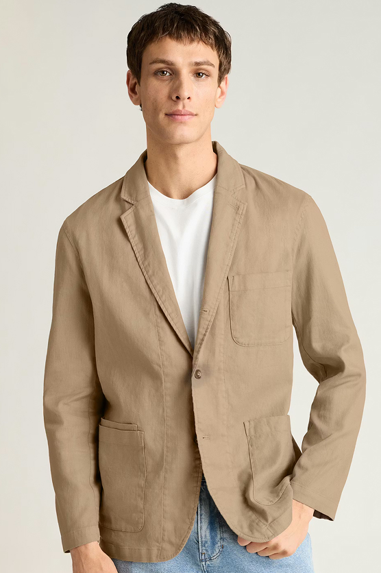 Coastal Linen Blazer