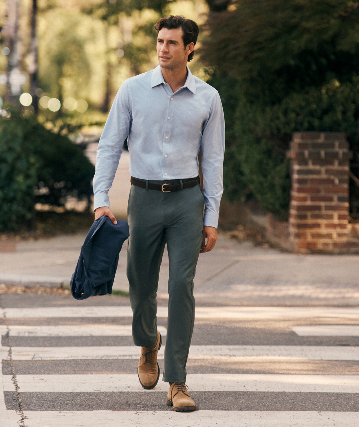 Tech Pique Button Down Shirt