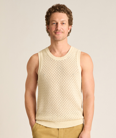 Cotton Cashmere Sweater Tank