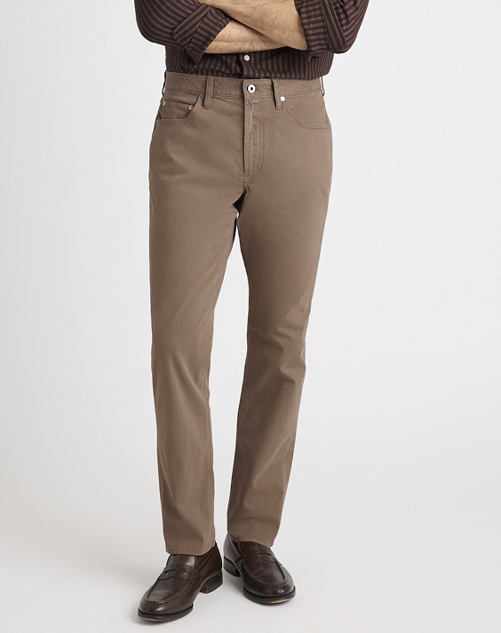 Italian Brushed 5-Pocket Pants