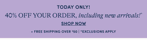 40% off your order