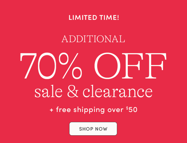 Shop extra 70% off sale