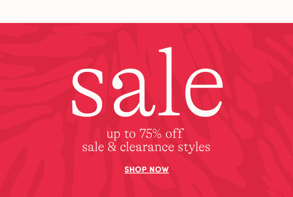 Shop up to 75% off sale