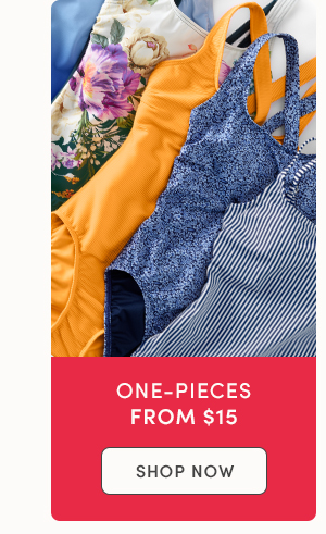 Shop one pieces from $15