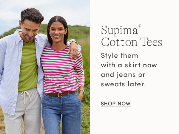 Shop Supima cotton tees