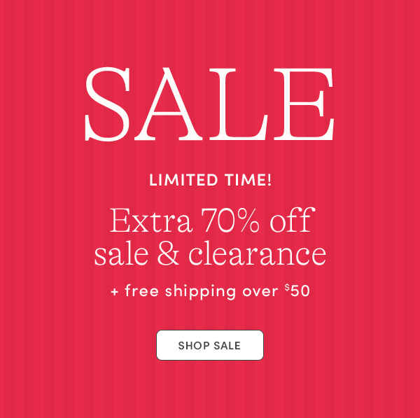 Shop Extra 70% off sale and clearance