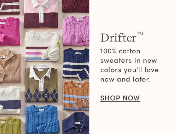 Shop Drifter sweaters
