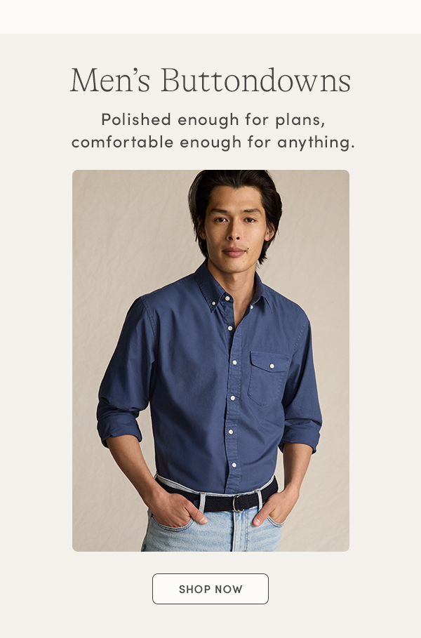 Shop Men's Buttondowns with built-in breeze