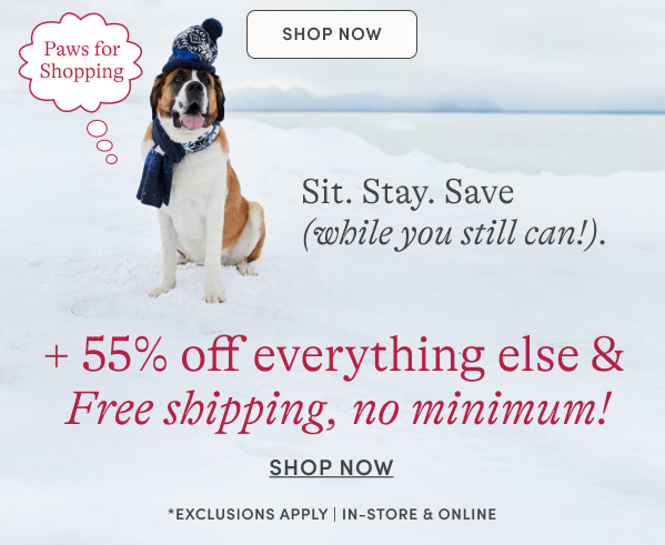 55% off Everything Else