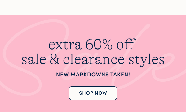 60% off sale & clearance