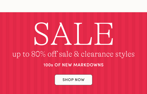 Shop up to 80% off sale