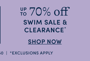 70% off swim sale & clearance