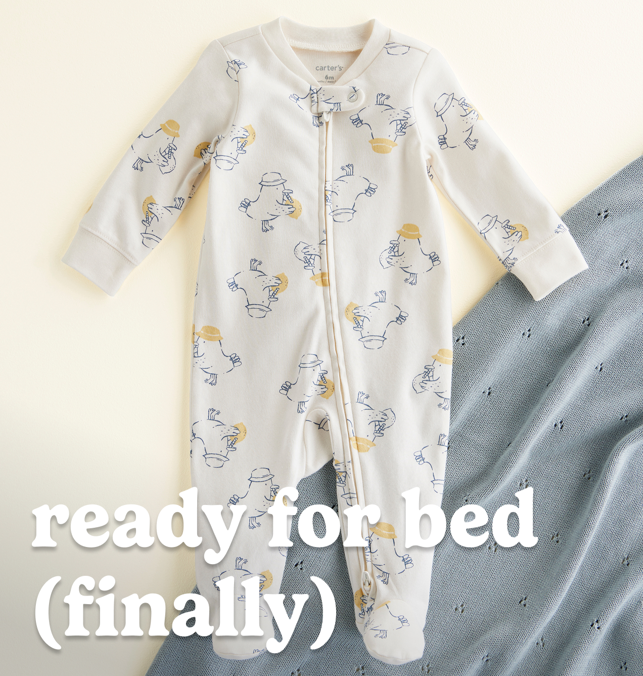 ready for bed (finally) | Pajamas From $9 | A good bedtime routine starts with soft PJs made for max comfort. | Shop Now