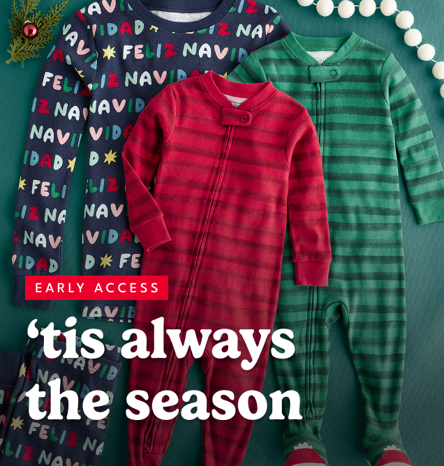 Early Access | ‘tis always the season | 50% Off* Christmas Pjs | Celebrate your fave holiday, today only in the app! | Shop Now