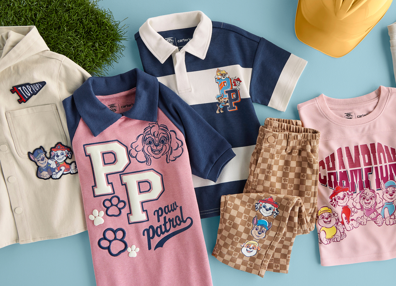 First-day jitters? Not when Chase, Marshall and the crew are on the case. Shop varsity-inspired styles for showing up with confidence.