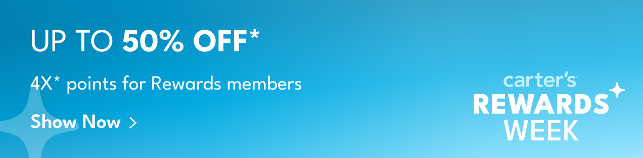 UP TO 50% OFF* | 4X* points for Rewards members | Show Now >