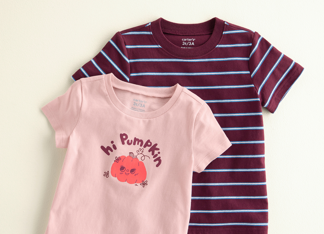 Comfy Tees On Repeat | Throw in the backpack & go! Soft & comfy for school or play. | Shop from $5