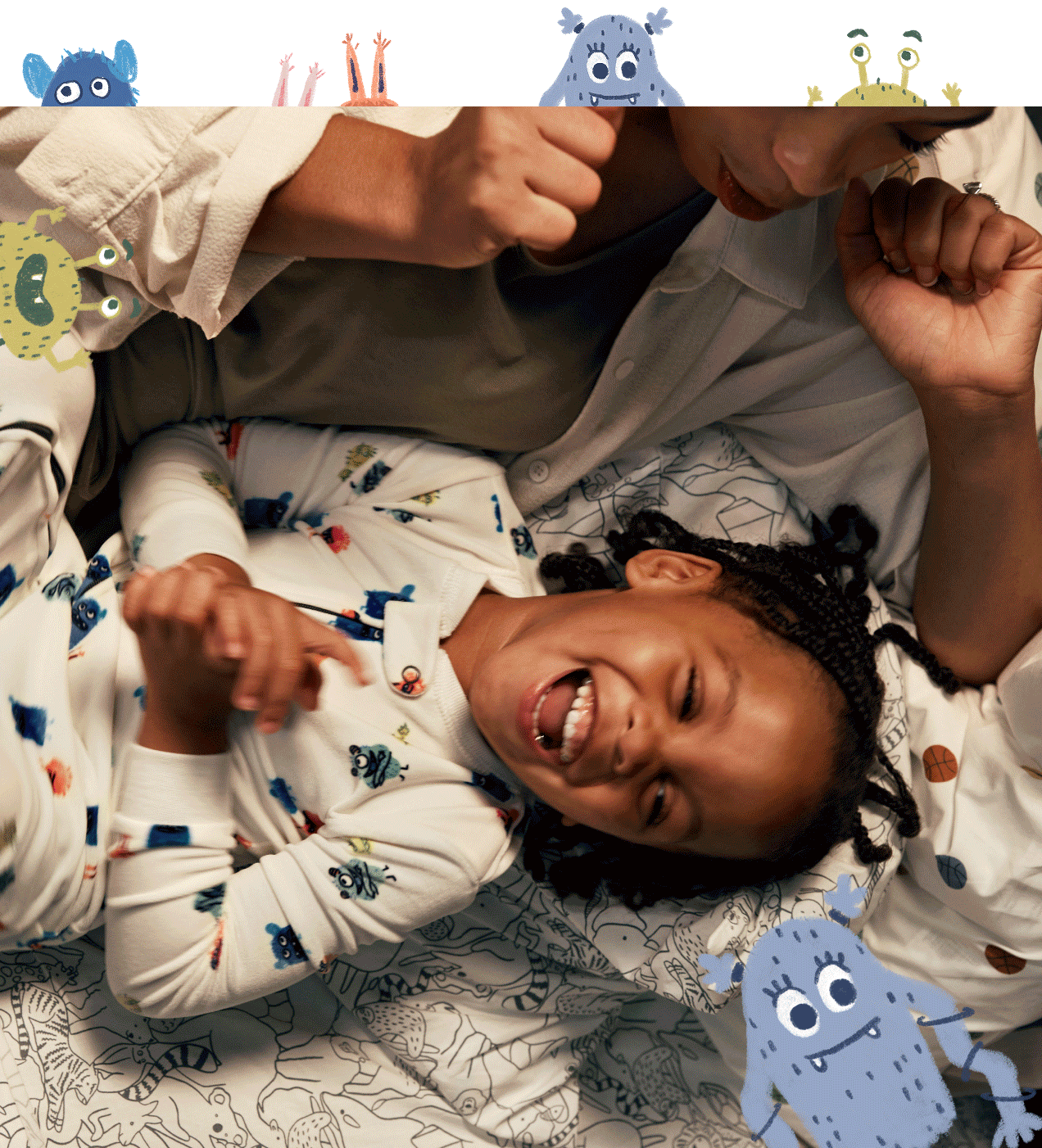 Make bedtime the best time | New! Cozy PJs featuring five friendly monsters, each with a special mission to help little dreamers get ready for bed. | Shop from $9