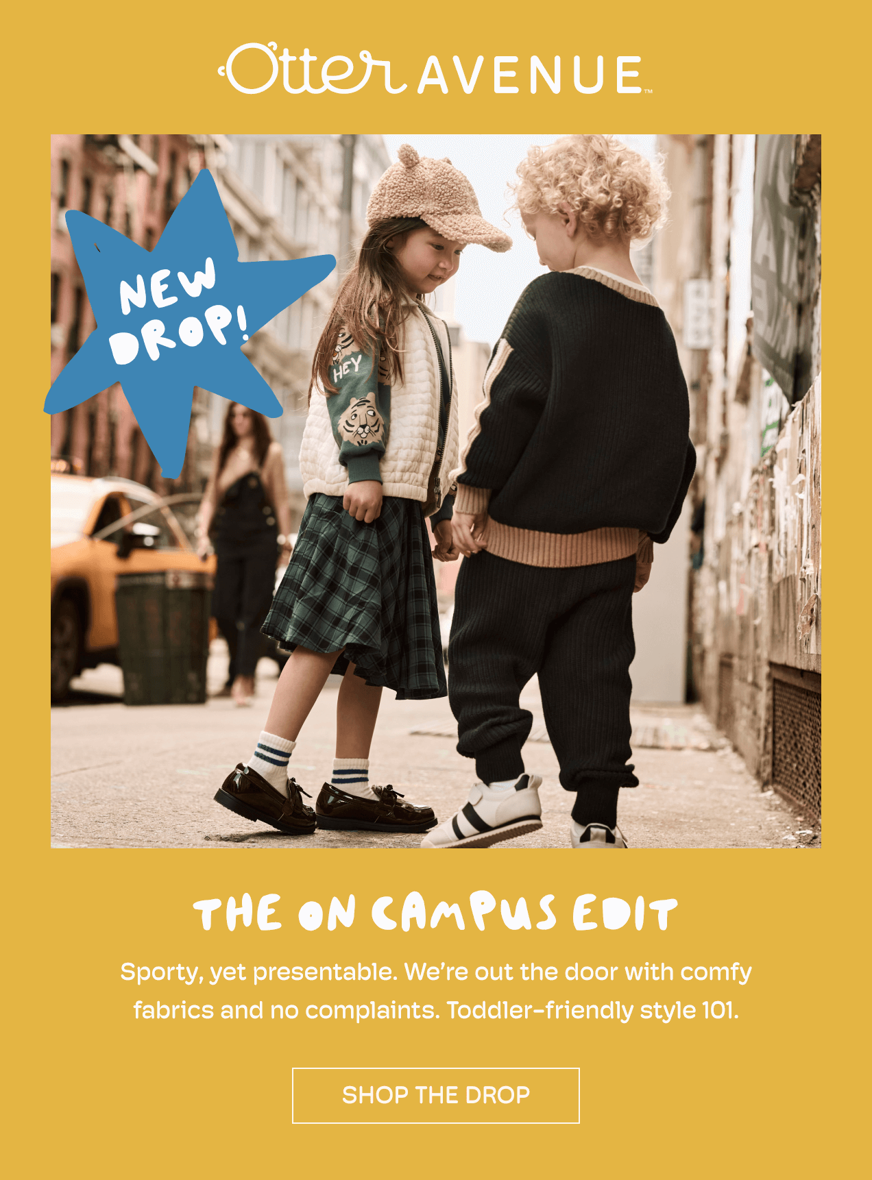 Otter Avenue | New Drop! | The On Campus Edit | Sporty,  yet presentable. We're out the door with comfy fabrics and no complaints. Toddler-friendly style 101. | Shop The Drop