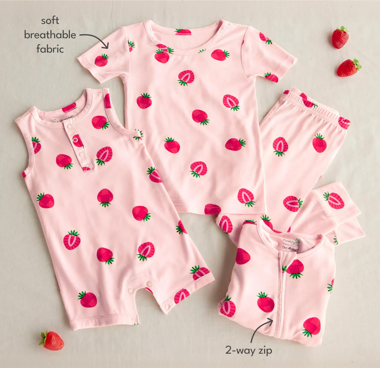 soft breathable fabric | 2-way zip