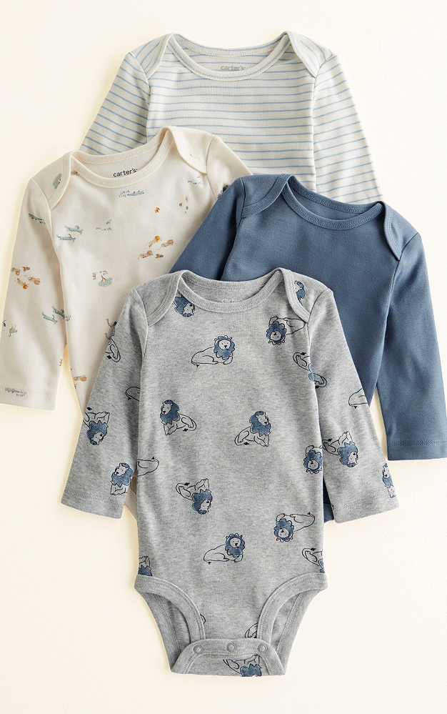 Carter’s | Bestselling Bodysuits | Strong snaps & overlap shoulders | Shop from $2 Per Piece >