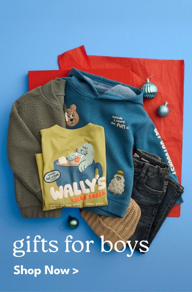 gifts for boys | Shop Now >