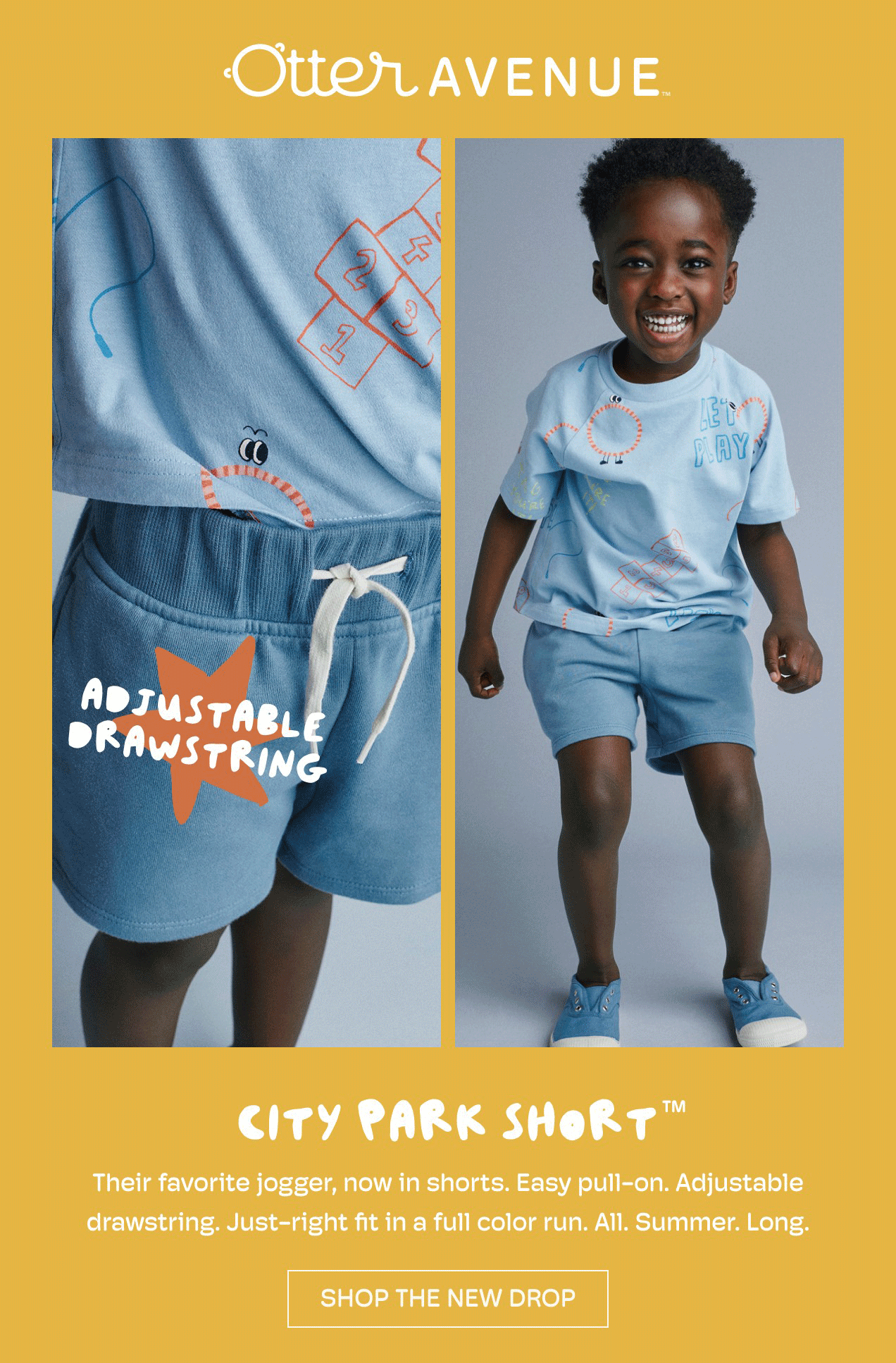 City Park Short™ | Thier favorite jogger, now in shorts. Easy pull-on. Adjustable drawstring. Just-right fit in a full color run. All. Summer. Long. | Shop the New Drop