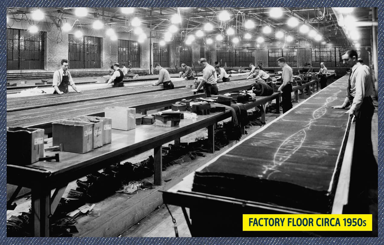 Factory Floor circa 1950s