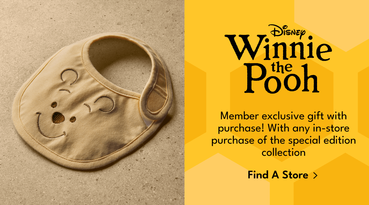 Disney Winnie the Pooh | Member exclusive gift with purchase! | WIth any in-store purchase of the special edition collection | Find A Store