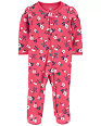  Floral 2-Way Zip Footie Sleep & Play